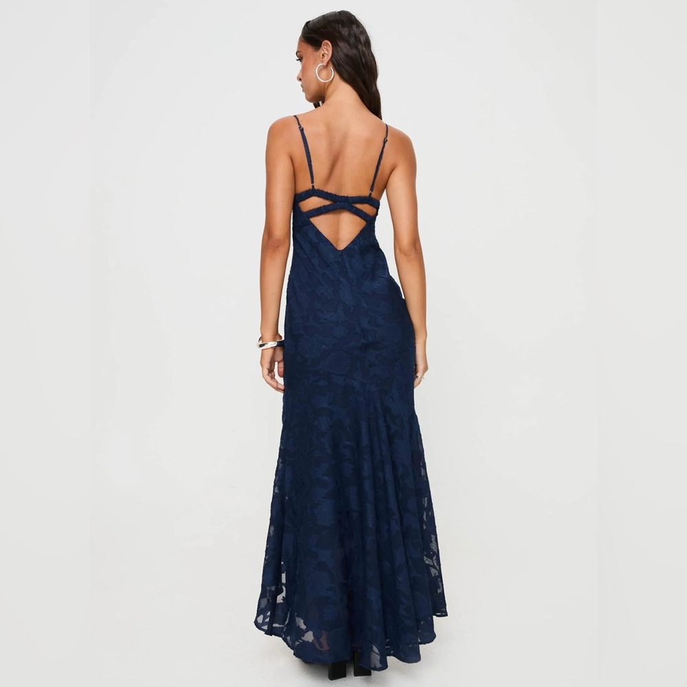 Princess Polly Cyrene Maxi Dress Navy - Picture 2 of 11